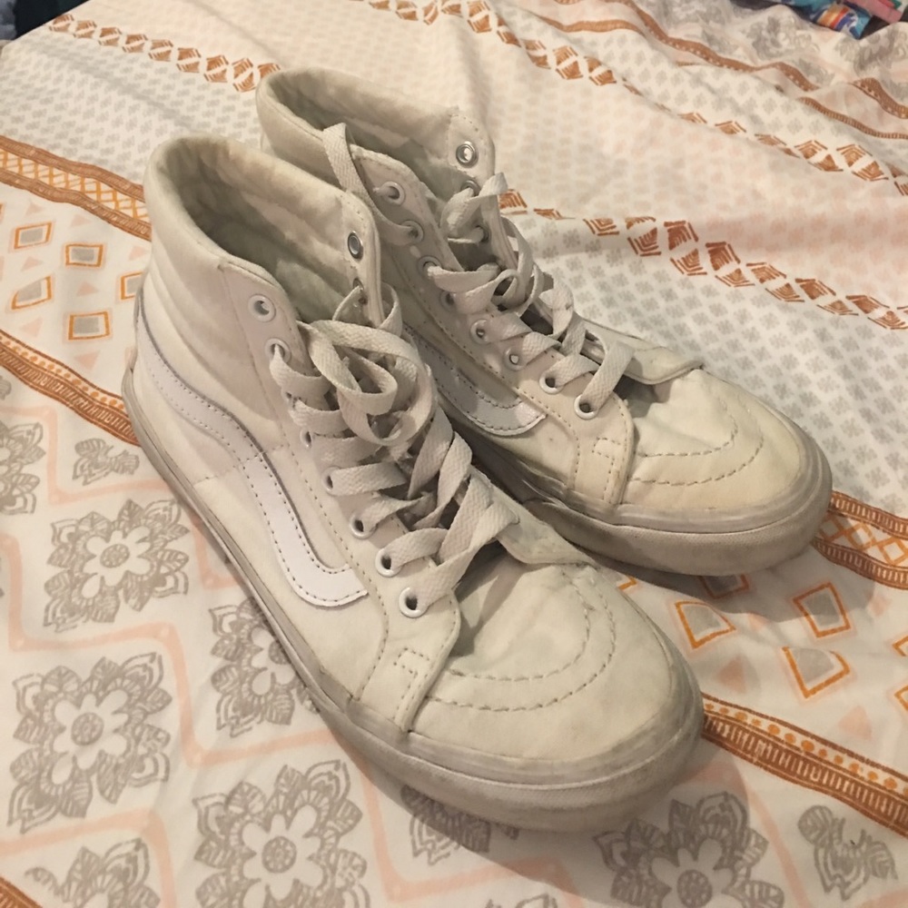 White High Top Vans