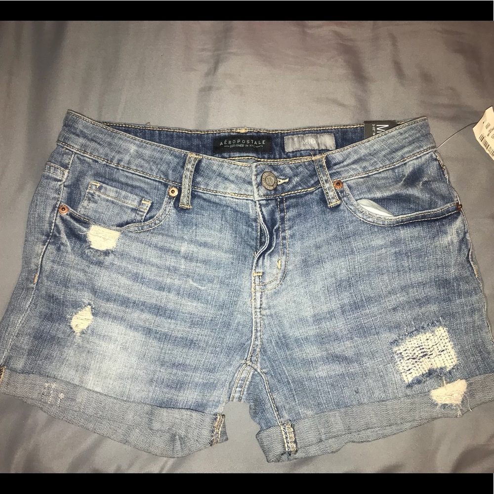 AEROPOSTALE MID-RISE JEAN SHORTS SIZE 6
