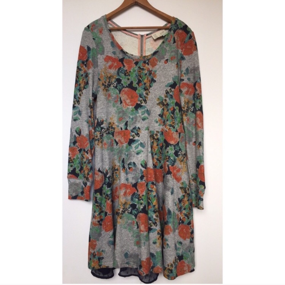 Anthropologie Floral Dress