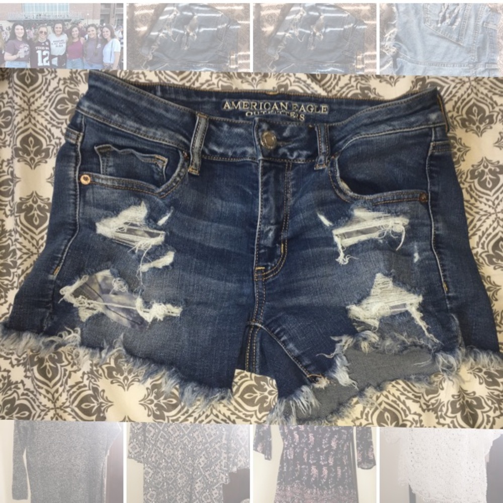 American eagle denim shorts
