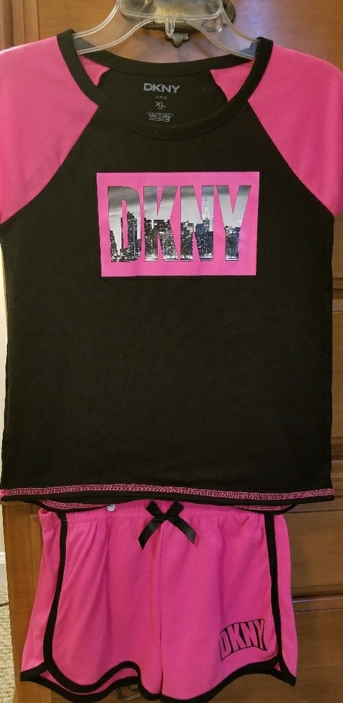 DKNY shirt & short set