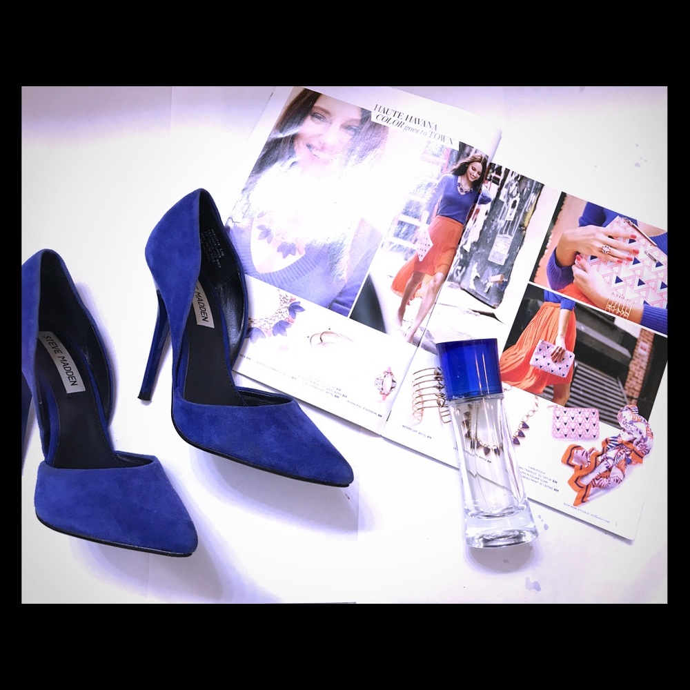 STEVE Madden cobalt blue stilettos