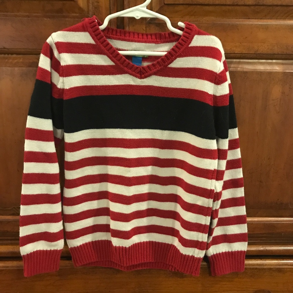Greendog boys stripe sweater size 7