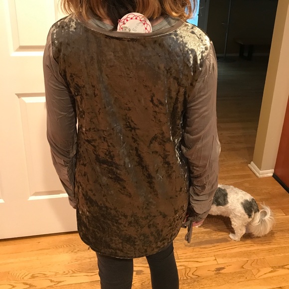 Dark Olive Long Sleeve Top - Picture 2 of 7