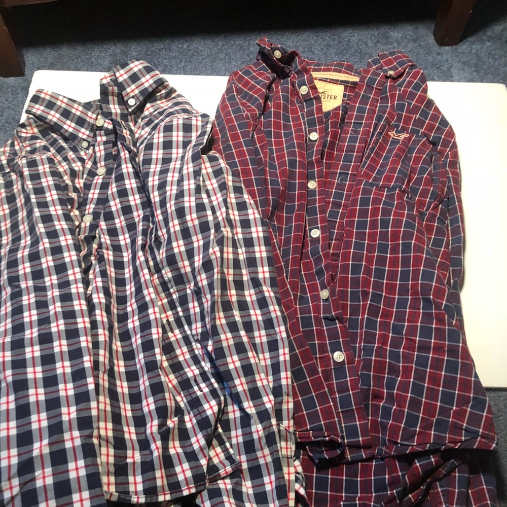 Lot of 2 Hollister button ups