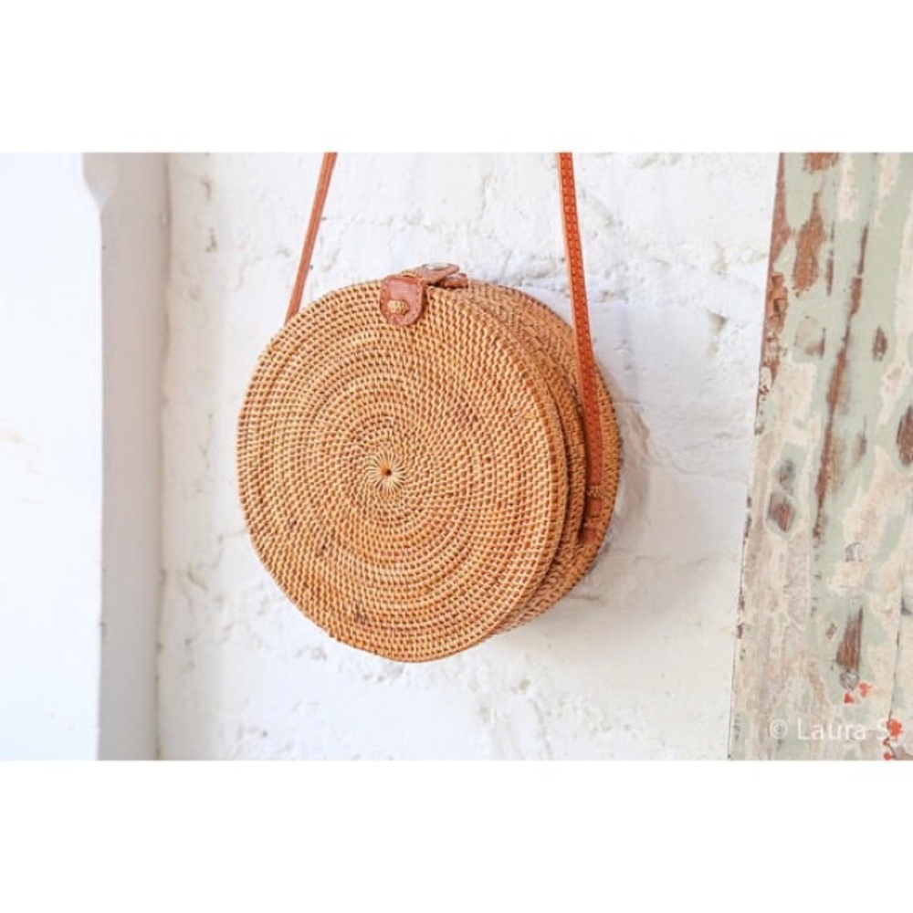 Round Straw Bag