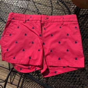 NWOT British Khaki Women’s Red Sail Shorts Size 8