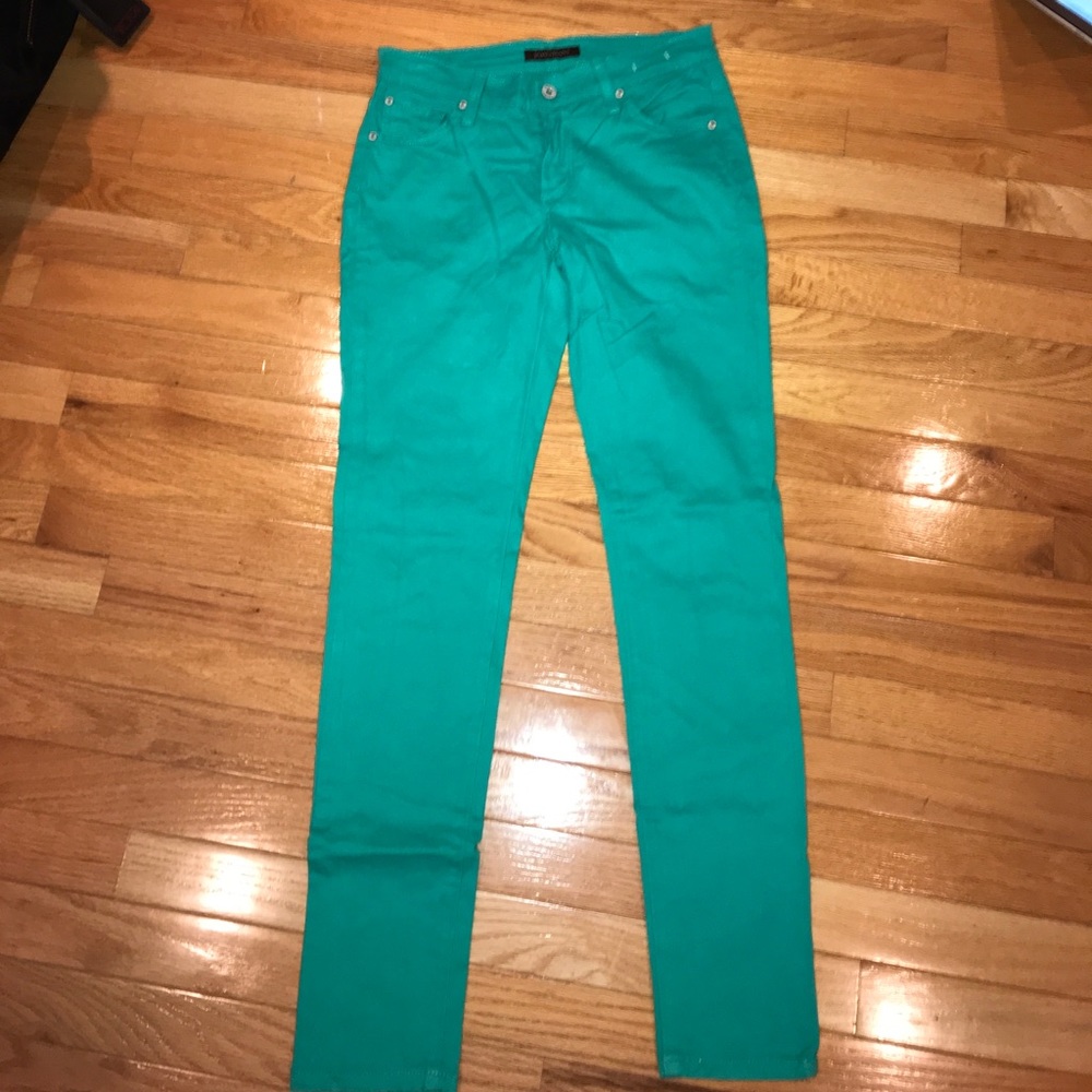 Bright Green Skinny JamesJeans