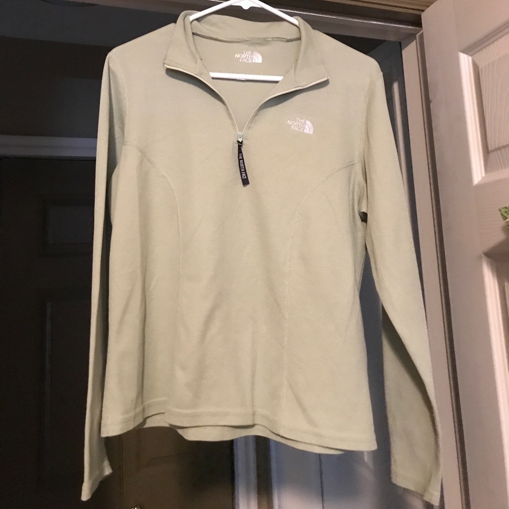The North Face pullover sage green size M