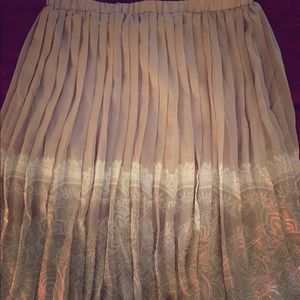 Metrowear pleated dress skirt