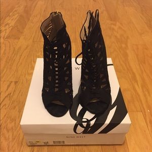 Nine West Angellica Suede Heel Sandal