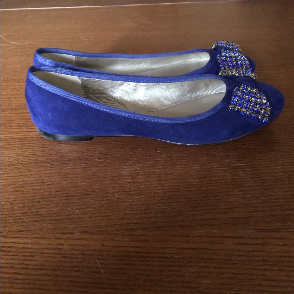 Isola Blue Suede Flats! - Picture 4 of 6