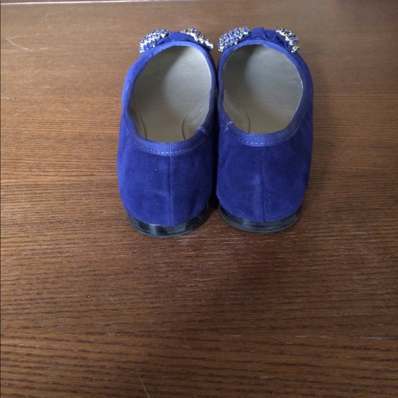 Isola Blue Suede Flats! - Picture 5 of 6