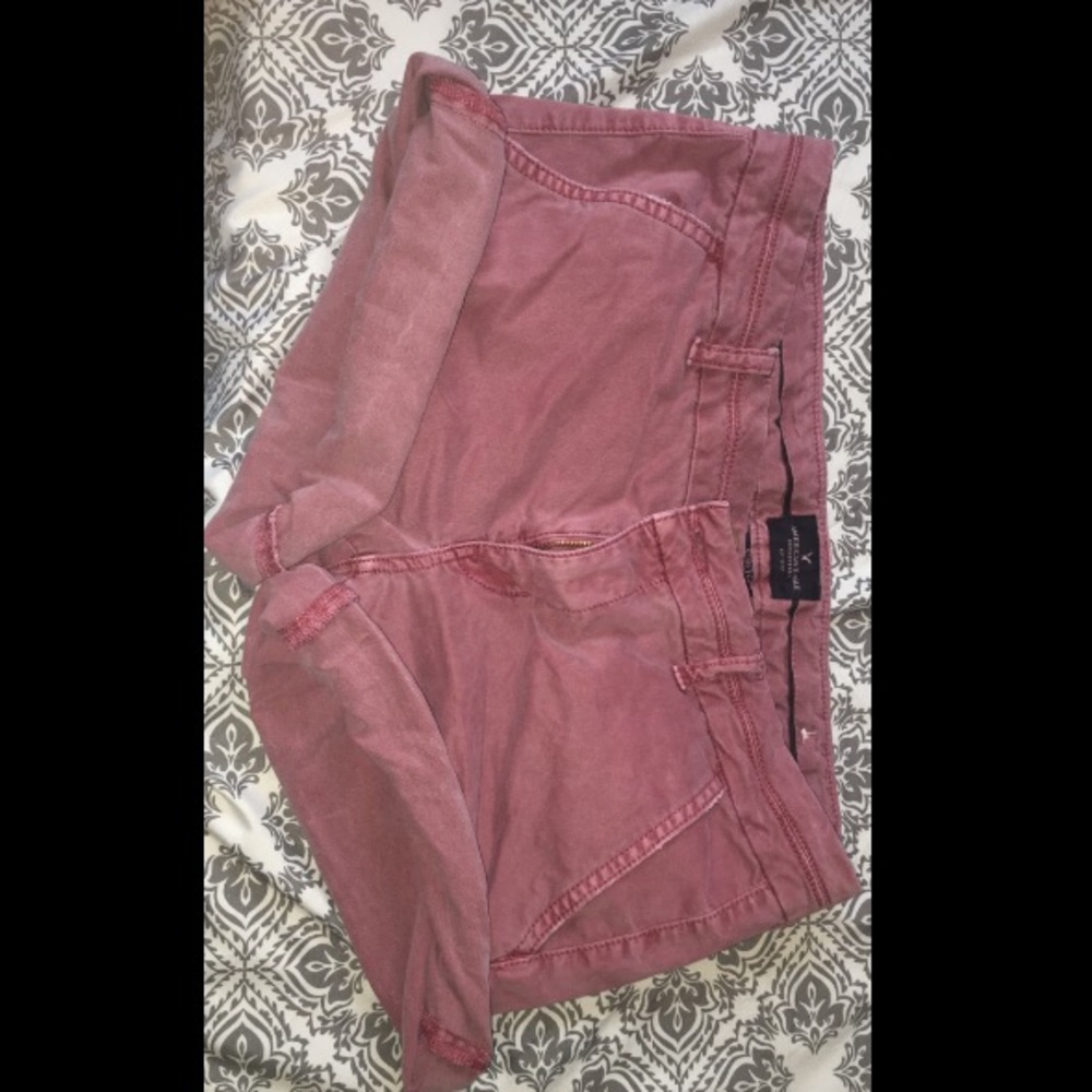 Maroon/red AE shorts