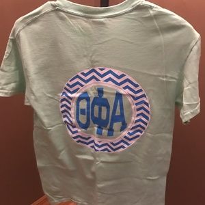 Theta Phi Alpha Short Sleeve Mint Green