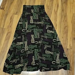 Size Small Lularoe maxi paisley cats