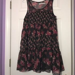 Floral Layered Babydoll Dress