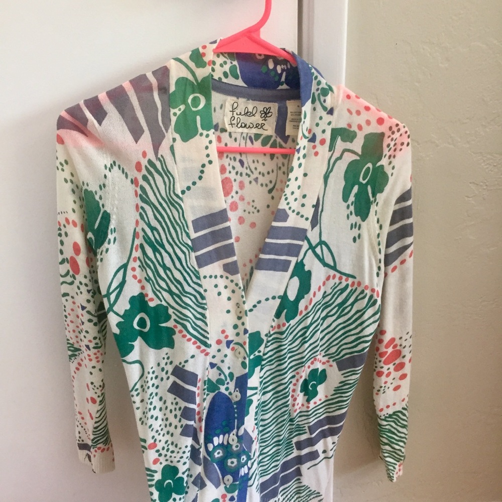 🎁🎄Sale🎄🎁 Anthropologie Geometric Cardigan