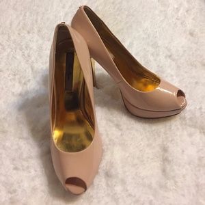 Ted Baked Peep Toe Pumps