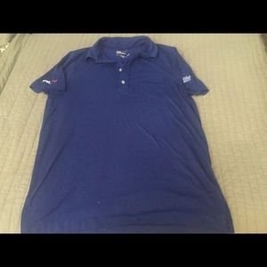 Mens Royal Blue RLX Jersey Polo Large