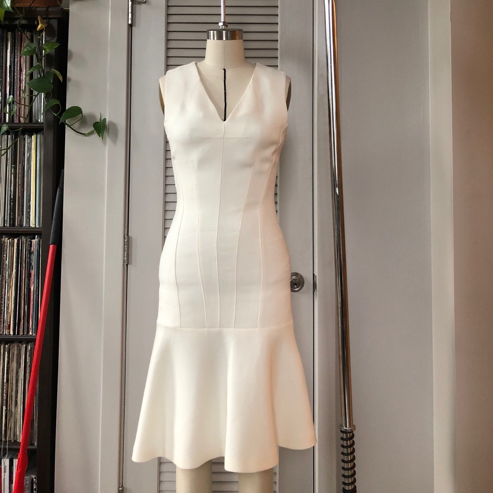 Derek lam ivory dress