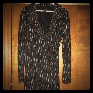 Express faux wrap dress
