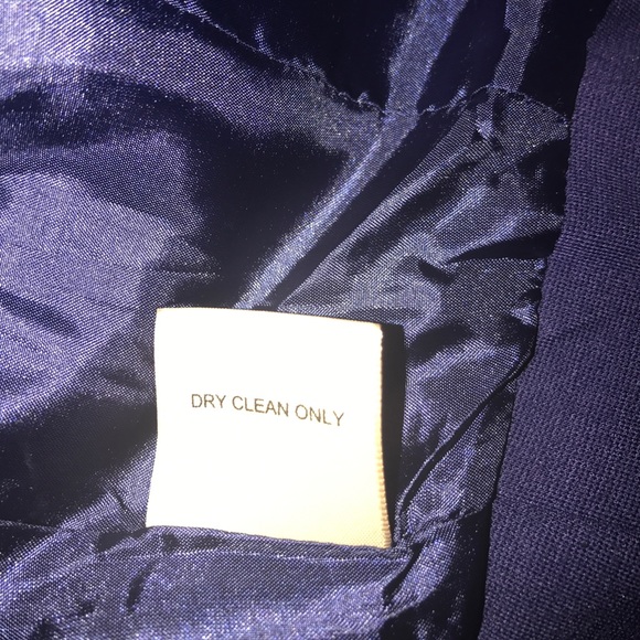 Blue blazer with zippers. Never worn. - Picture 5 of 5