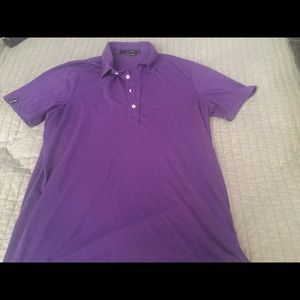 Mens RLX Purple Jersey Polo Medium