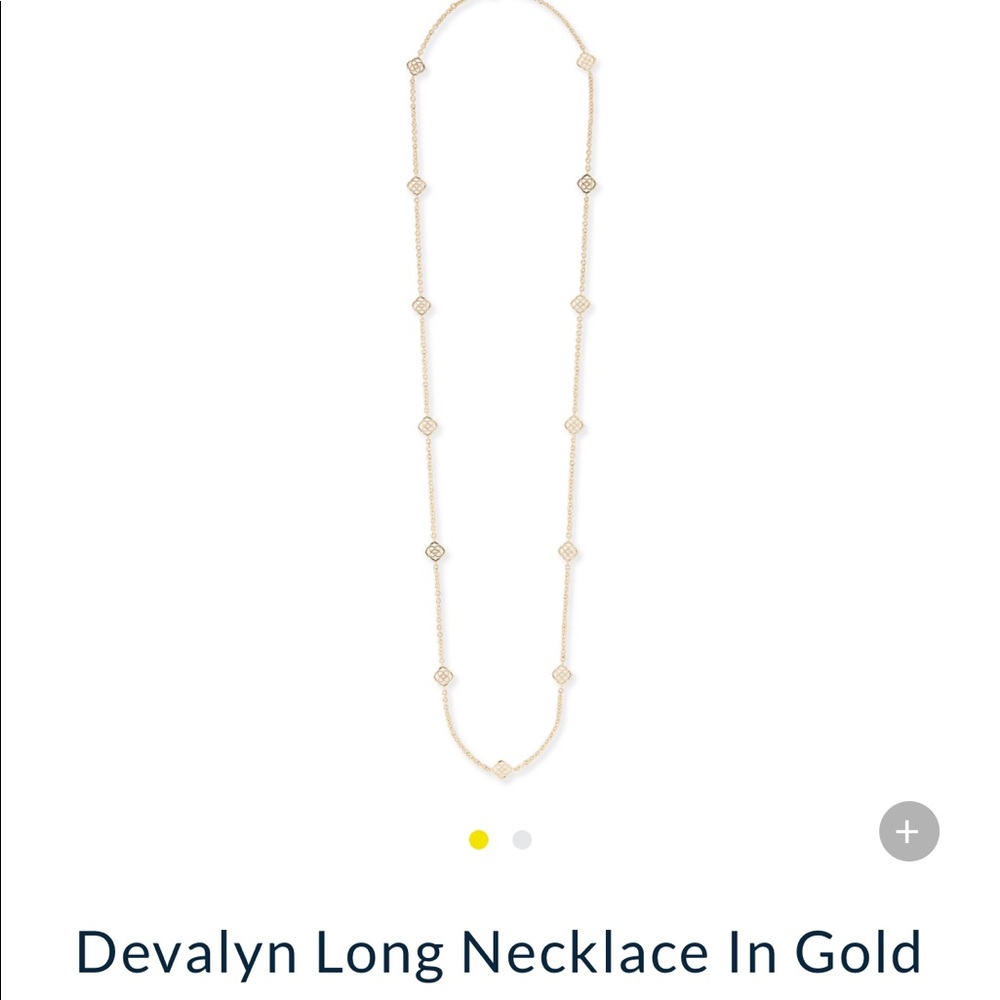Kendra Scott Devalyn logo necklace