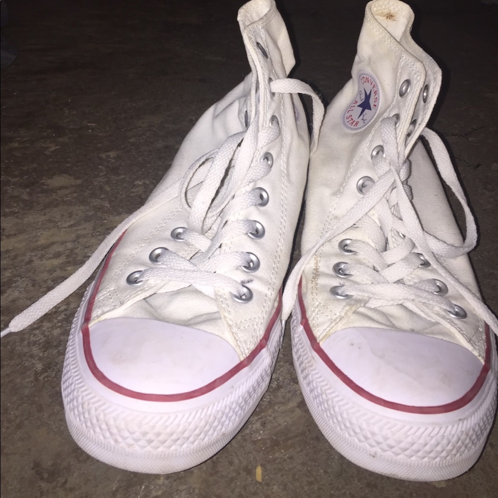 White high top converse