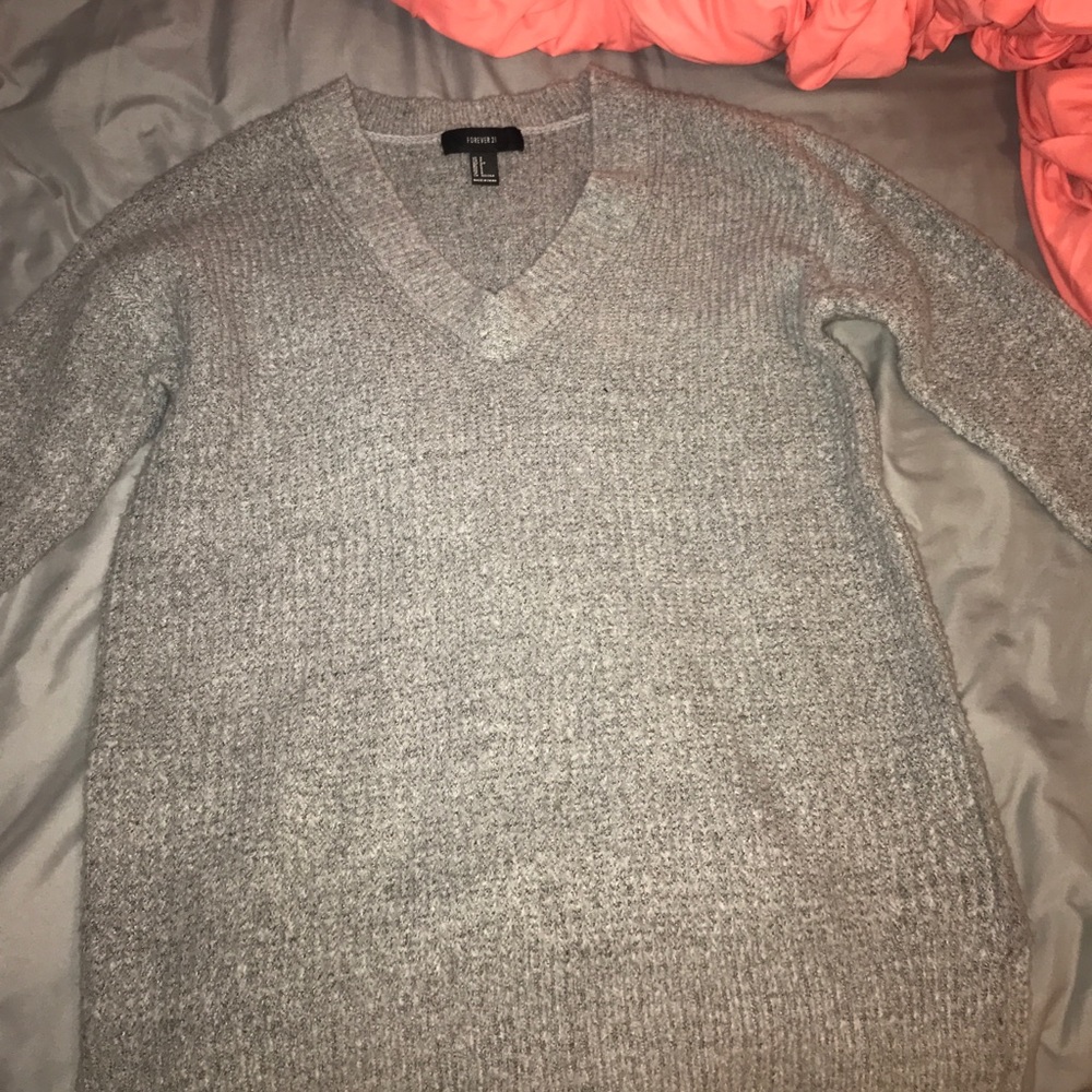 Grey oversized Forever 21 Sweater