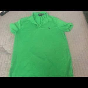 Mens Medium Polo Ralph Lauren Performance Green