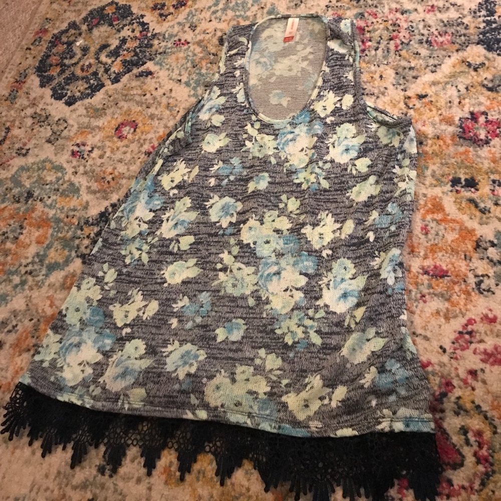 Floral print tank