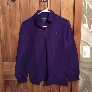 Boys Purple Polo