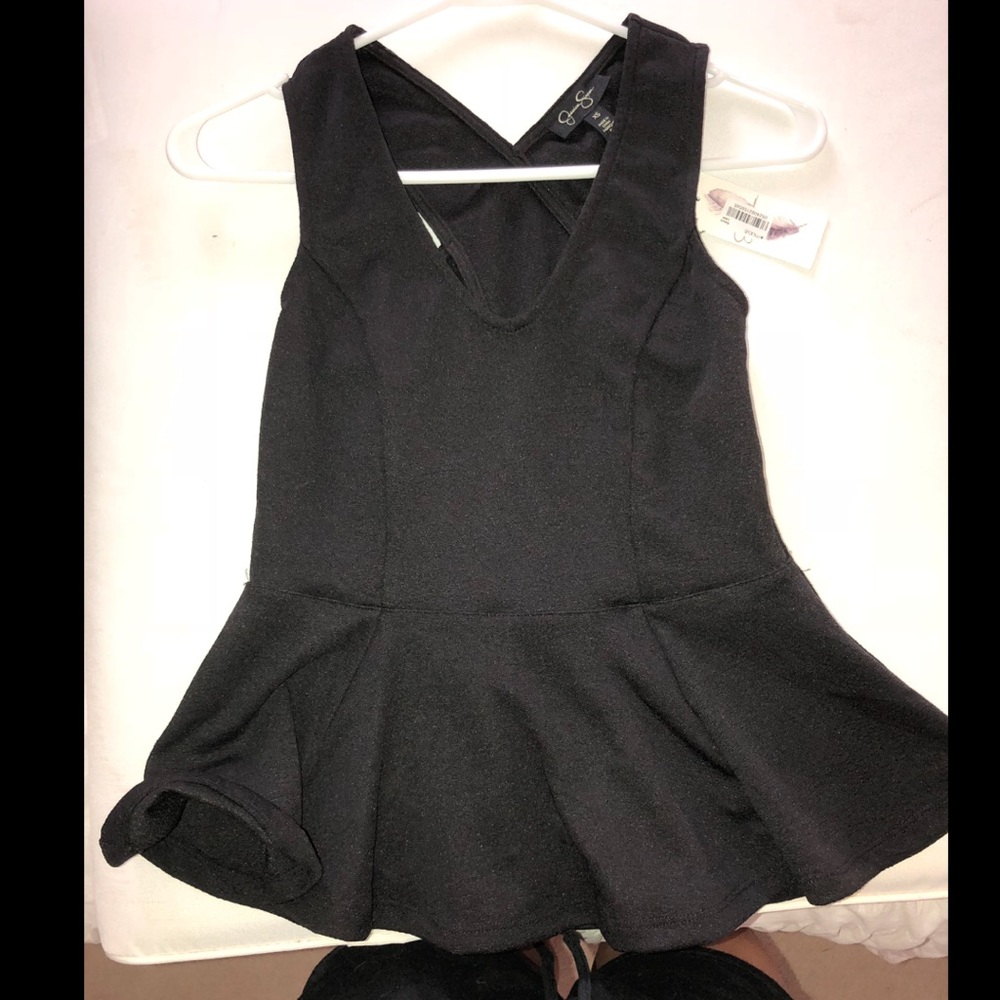 Peplum top, never worn