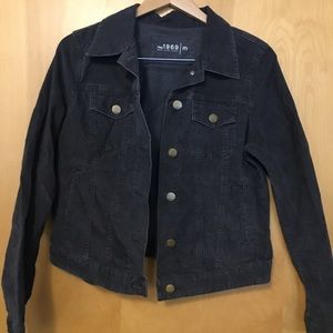 Grey corduroy gap "jean" jacket