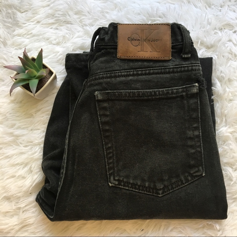 ✨SALE✨VINTAGE 90'S CALVIN KLEIN DENIM BLACK JEANS