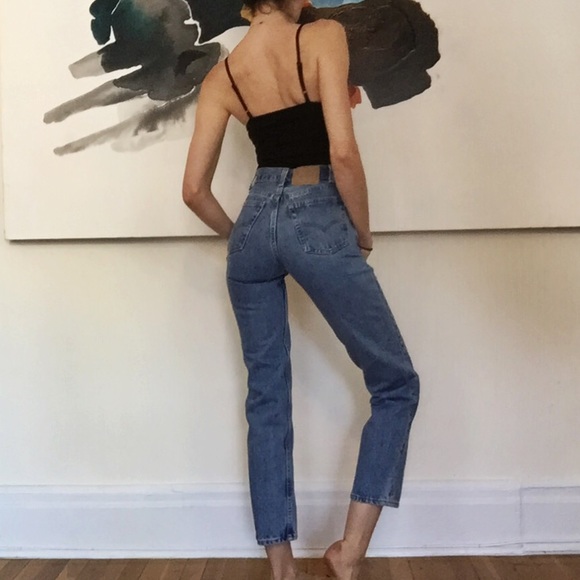 🚫SOLD🚫🌸Vtg 501 Student Fit Medium Wash Levi’s - Picture 4 of 8