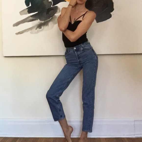 🚫SOLD🚫🌸Vtg 501 Student Fit Medium Wash Levi’s - Picture 5 of 8