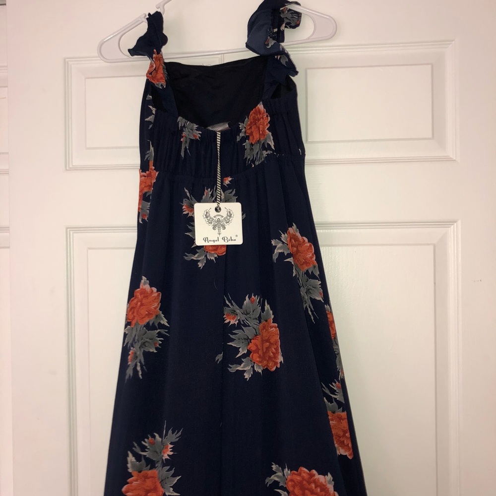 Maxi off the shoulder sleeve dress