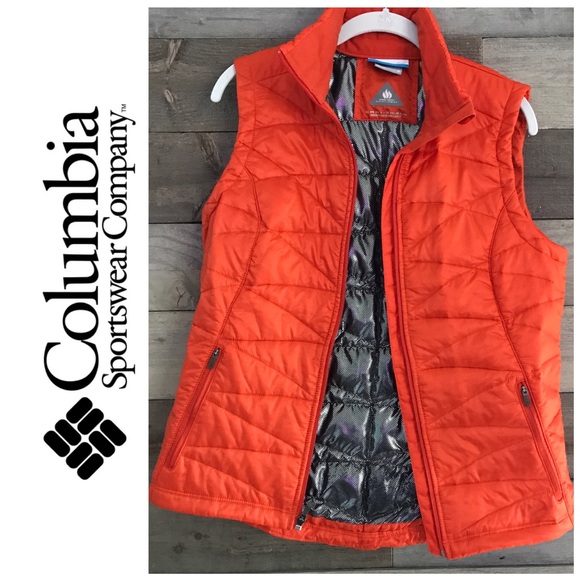 Columbia Jackets & Blazers - Columbia Omni-Heat Orange Puffer Vest