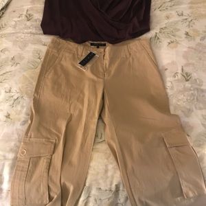 Theory Potter Khaki pants SZ 2 (never worn)