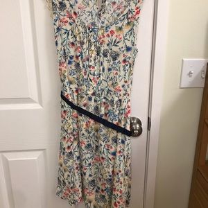 Printed sleeveless dress