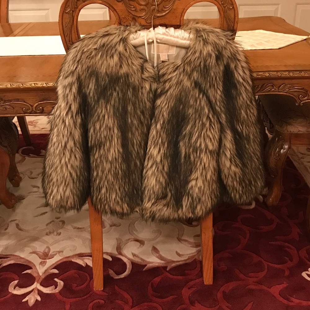 Faux fur jacket