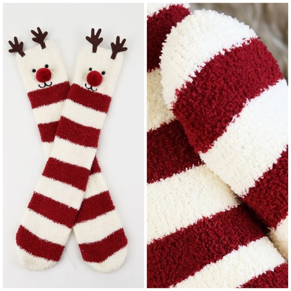 Rudolph Red Nose Socks - Picture 3 of 4