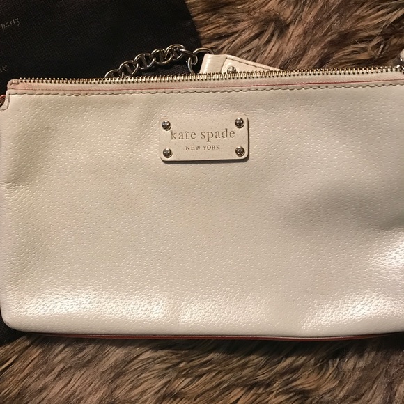 💯 Auth Kate Spade Ivory Bag ♠️ - Picture 3 of 6
