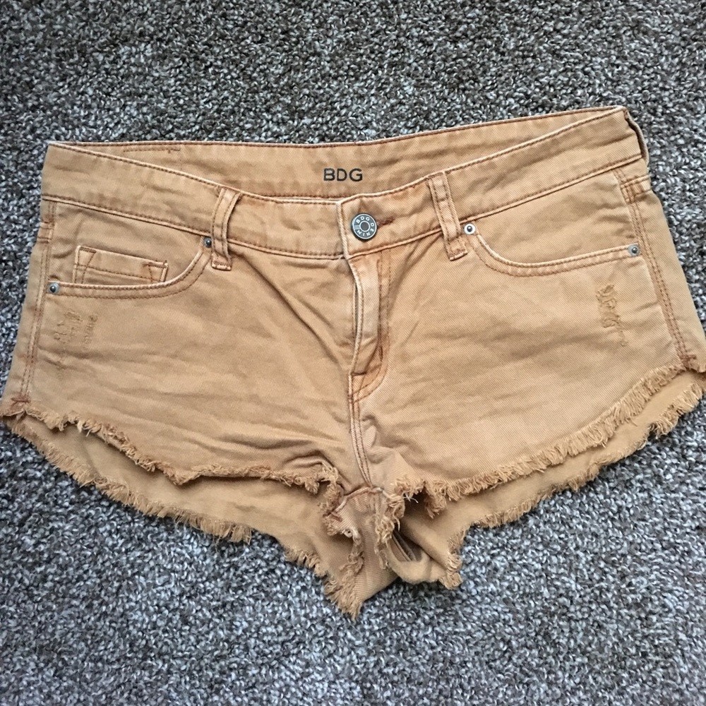 BDG Mustard Colored Shorts