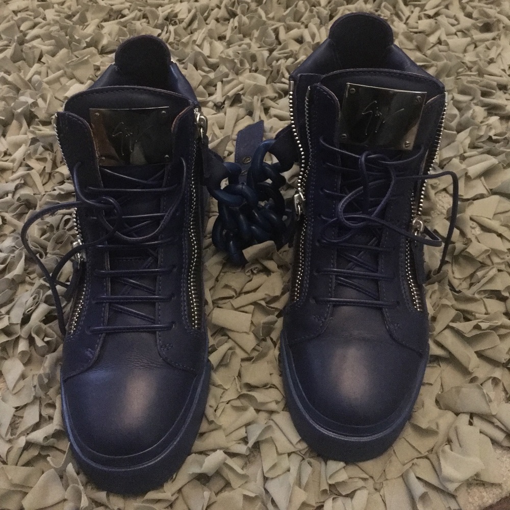 Giuseppe Zanotti Blue Shoes(Authentic)24 hour sale