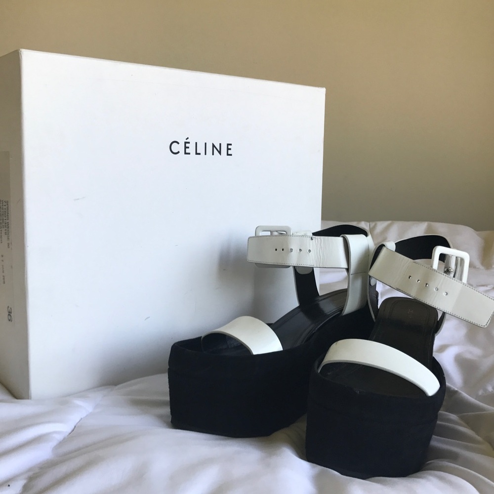 Celine Platform Heel. Sandals. Worn Once!