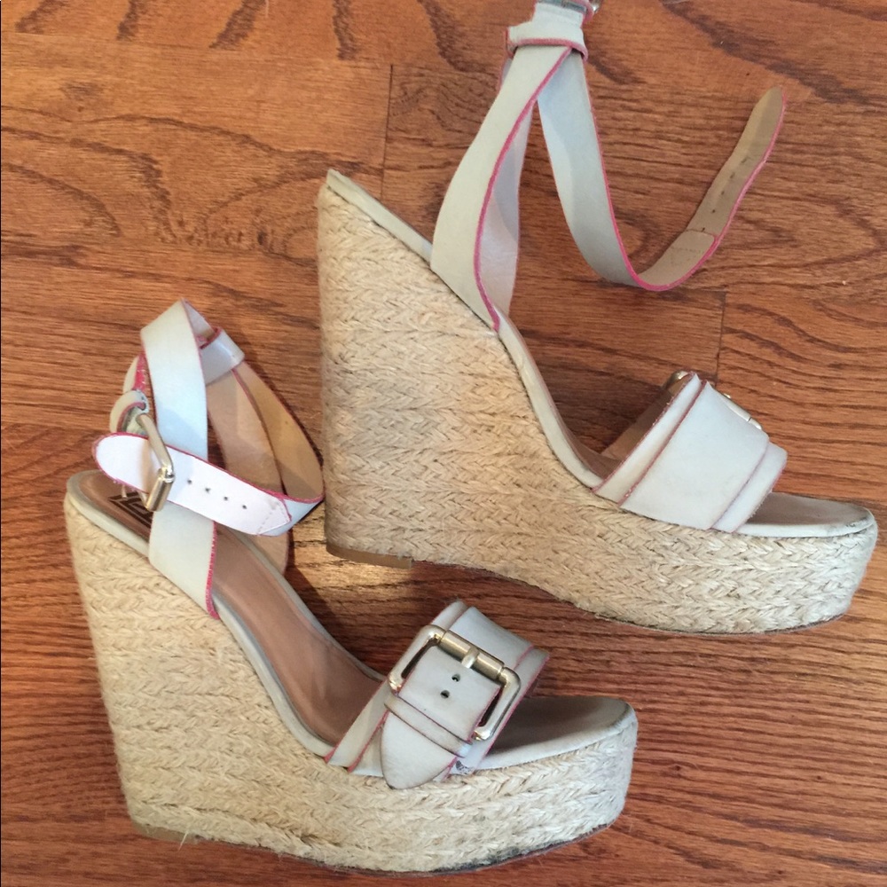 Pour la Victoire Light Blue Wedges 8.5